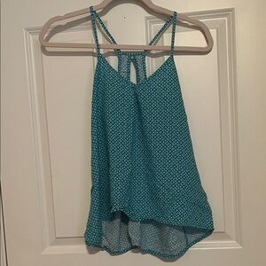 SO Teal Geometric Women's Camisole